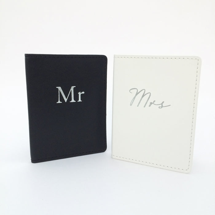 Mr & Mrs Passport Holder Set