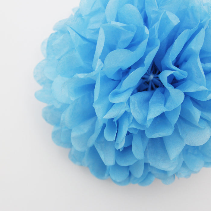 Tissue Paper Pom Pom - Carribean Blue