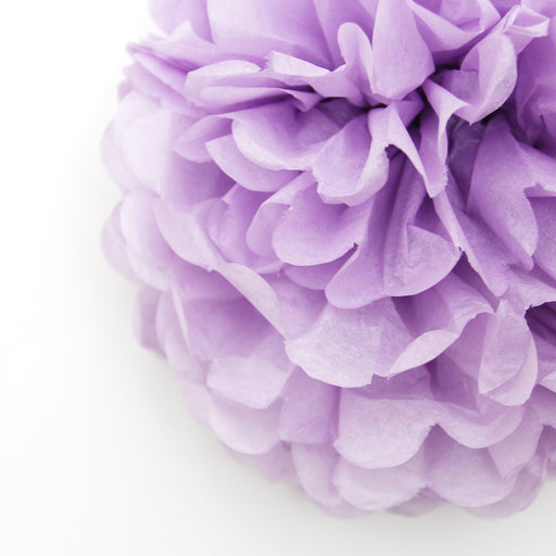 Tissue Paper Pom Pom - Lavender Purple